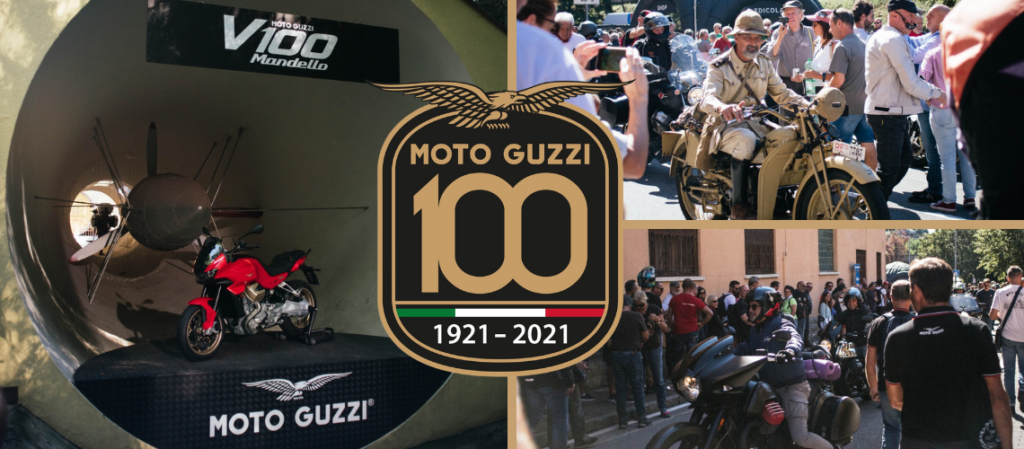 101 anni di Moto Guzzi: come è cambiato il logo dal 1921 al 2022